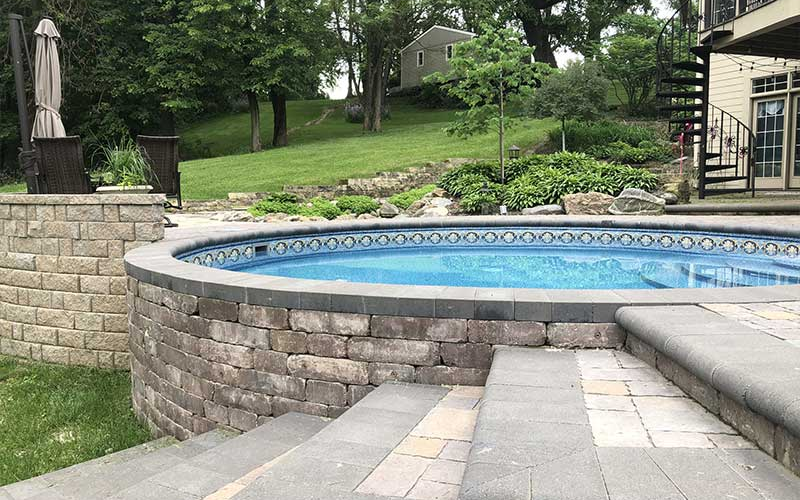 Semi-Inground Pools in Appleton, Wisconsin